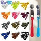 10pc Zipper Pulls Detachable Cord Zip Pull Replacement Zip Tags for Backpack UK