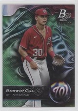2023 Bowman Platinum Top Prospects Emerald Ice Foil 150/299 Brenner Cox 12gr