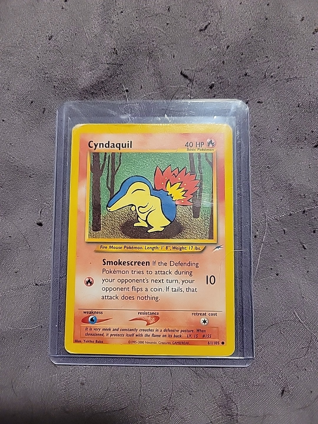 Pokemon Neo Destiny Cyndaquil Common (61/105)