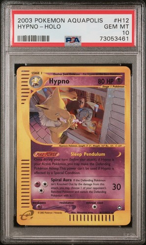 Hypno graded PSA 10 for sale on eBay