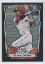 2014 Bowman Draft Chrome Black Wave Refractor Alex Blandino #CDP25 0f8