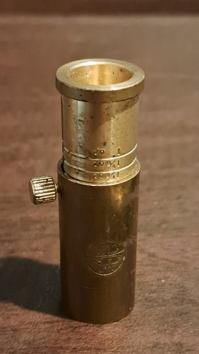 Vintage CVA Messing verstellbare Schrotflinte Schwarzpulver messen, 1oz-11/8-11/2oz, Made Italy
