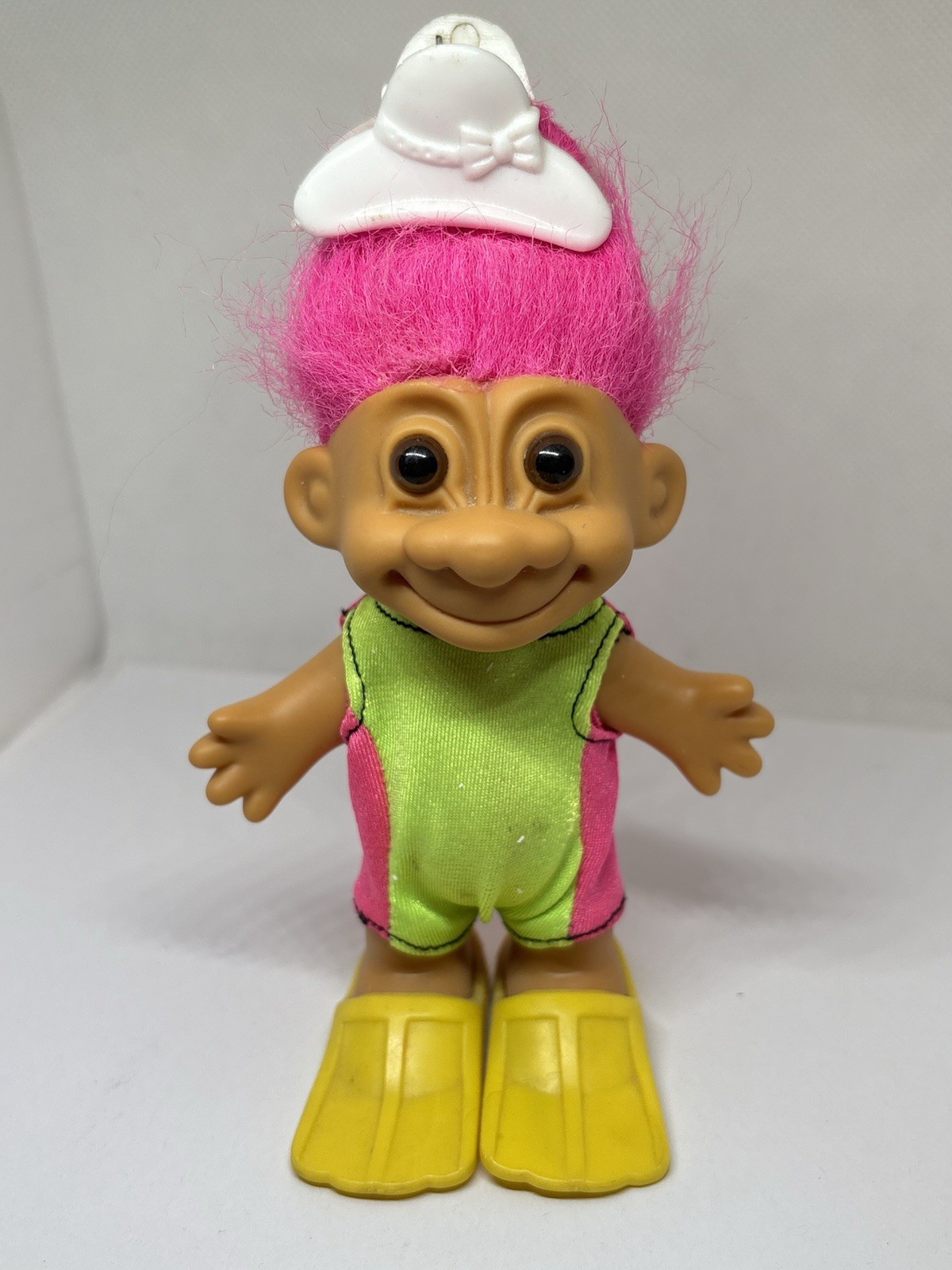 Russ Troll Doll Scuba Diving Hot Pink Hair Scuba Outfit Diving