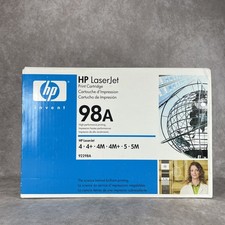 BRAND NEW IN BOX GENUINE HP 98A 92298A Black Toner Cartridge