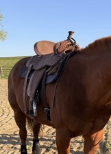 RK Barrel Racing Western Saddle (16 ) FQHB