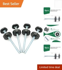 4 Pack 8MM Baby Gate Replacement Spindle Rods - Extra Long 12CM Safety Hardware