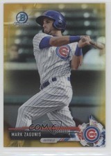 2017 Bowman Chrome Prospects Gold Refractor 50/50 Mark Zagunis #BCP131 f0v