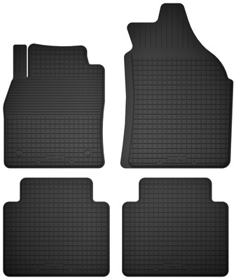 Gummifußmatten für: Renault Zoe (bj. 2013-) Schwarz Automatten 4-tlg set