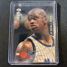 1994/95 Upper Deck SHAQUILLE O’NEAL GOLD SIGNATURE UD CHOICE PRO FILES SP #205