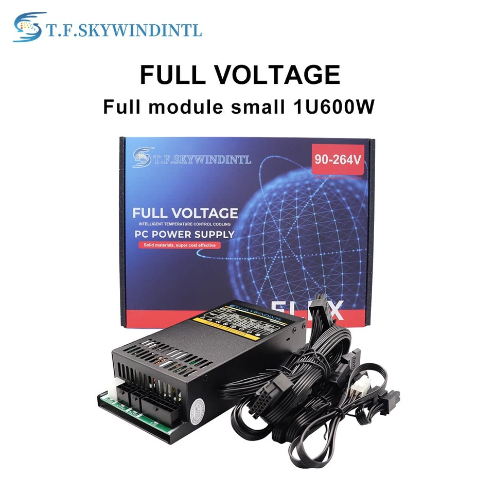 Flex Small 1U Power Supply 350/400/500/600W Modular PUS Low Niose for ITX Case - Image 4 of 4