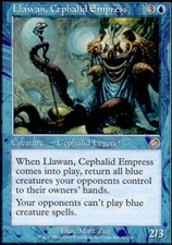 Llawan, Cephalid Empress - Light Play MTG Torment
