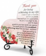 Thank You Gifts for Women Men, Thank You for Being a Blessing in My Life Acrylic