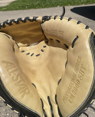 #ad #ad EUC RHT ALL STAR Pro Elite Catcher#x27;s Mitt 33.5quot; Baseball CM3000SBT Glove $449 $329.99