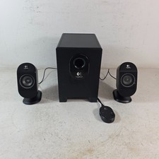 Logitech 2.1 PC Speaker System X-210 S-0191B Subwoofer Wired Remote Tested