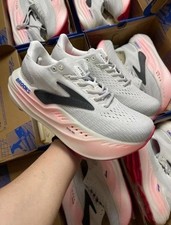 Brooks Glycerin Max White/Black/Diva Pink Wom...