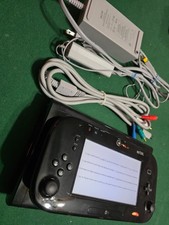Nintendo Wii U 32GB Console - Black All Cables, Sensor, Gamepad, Tested 