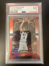 🔥 2019 Panini Prizm #293 Jaylen Hands Red Prizm /299 PSA 9 🔥