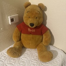 Vintage Disney Winnie the Pooh Jumbo Plush 28  Large Stuffed From 90s