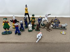 Lot of Painted Lead Circus and Clown Miniatures