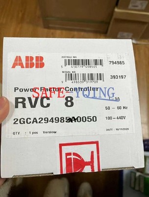 1PCS New ABB RVC-8 RVC8-1/5A Power Factor Controller In Box