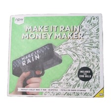 Make It Rain Money Maker Gun With Play Money Cash Party Gag Gift 100 Bills