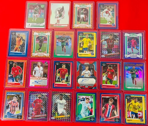 Soccer Numbered/ Auto Lot (22) Mexico, Prizm, Optic, Don Russ!!!