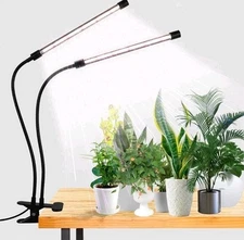 GooingTop Full Spectrum LED Grow Light with Timer, Dimmable, for Indoor Plants