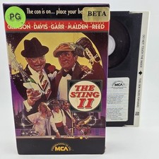 The Sting II - Betamax - 1983 - Jackie Gleason Not Vhs  Buy 2 Get 1 Free 