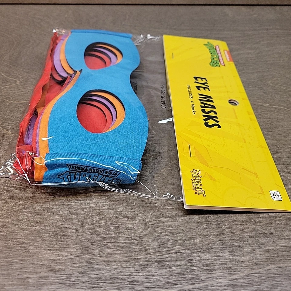 Adult Set of 4 Teenage Mutant Ninja Turtles Eye Masks Costume Cosplay TMNT - Image 4 of 4