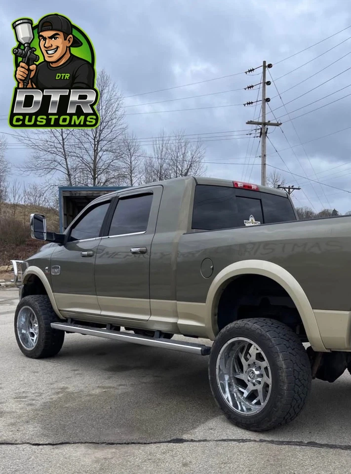 2010-2015 Ram 2500 Fender Flares Painted to Match OEM Color DTRCustoms OE Fit - Image 4 of 4