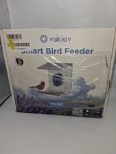 Vakiav Smart Bird Feeder with Camera Solar Powered,2K HD Video Live Stream
