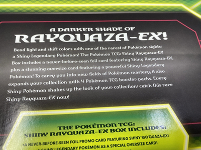 Pokemon TCG Shiny Rayquaza-Ex Box Card Game for sale online | eBay