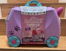Trunki Cassie Cat 4 Wheel Kids Ride-On Suitcase. Brand New With Tags