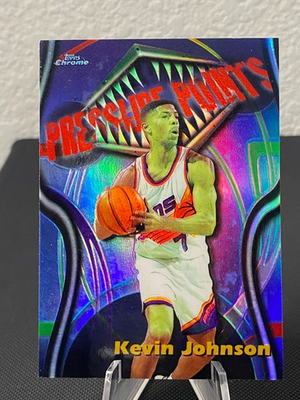 #ad 1997 98 Topps Chrome Season#x27;s Best Pressure Points Kevin Johnson #2 Refractor $2.99