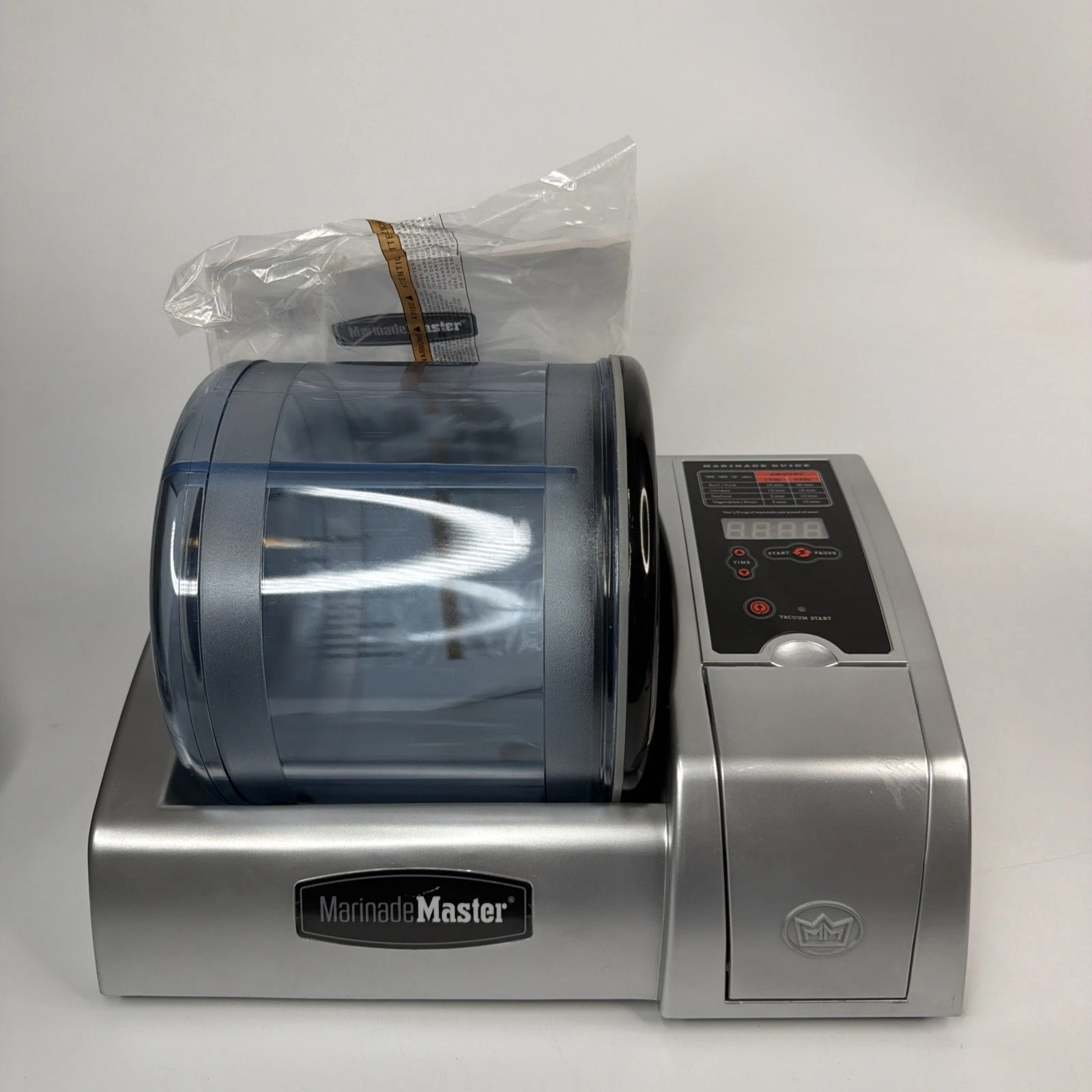 Marinade Master Machine Model MM205 - vacuum marinader With Manual