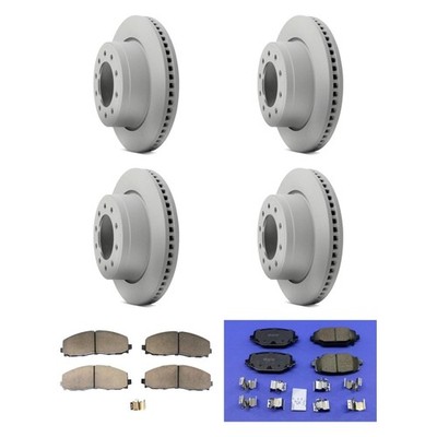 For Dodge Journey 15-16 Mopar Front & Rear Brake Kit w Semi-Metallic Pads