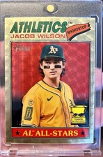 Marketplace image: 2026 Topps Chrome Heritage - Jacob Wilson Superfractor 1/1