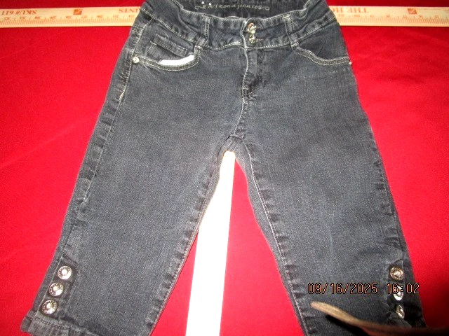 ARIZONA Jean Co, Capris Preto, Feminino Tamanho 14 Slim - Imagem 3 de 4