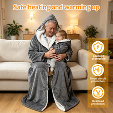 The Heat Robe Heated Electric Wearable Blanket - Sleeves & Foot Pockets 2026 UK