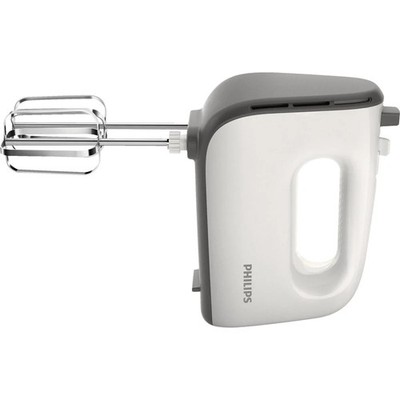 Philips HR3741/00 Viva Collection 5 Stufen Handmixer Weiß/Kaschmirgrau Quirl