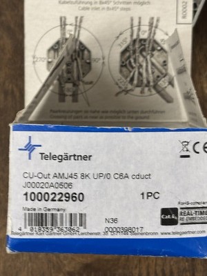 Telegärtner CU-Out AMJ45 8K Up/0 C6A Kabel