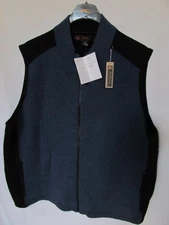 NWT Men’s RED MAPLE Sportswear Sweater Vest w/ Pockets Alpaca Cotton Size XXL
