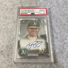 2016 Bowman Draft Draft Picks Daulton Jefferies Auto PSA 10
