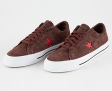 Converse One Star Pro Ox Eternal Earth Red White Skate Shoes 8.5 M/ 10 W