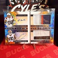 Panini 2025 Origins RSD-OSU Henderson Judkins Dual Patch Auto Booklet /49