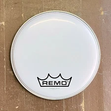 Remo Powermax Ultra White Crimplock Bass Drum Head 14-Inch, PM-1014-MP