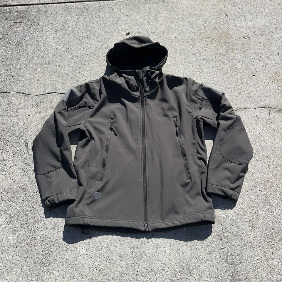 Triple Aught Design TAD Gear Stealth Jacket Hoodie Men's Medium Full Zip Nylon - Image 2 of 4