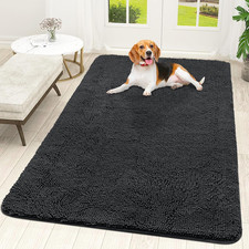 Dog Door Mat for Muddy Paws 59X35, Absorbs Moisture and Dirt, Absorbent Non-Slip
