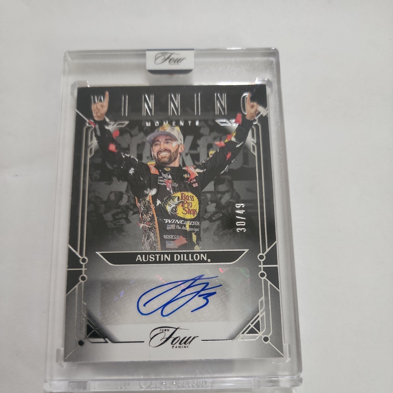 2026 Turn Four Racing AUSTIN DILLON Winning Moments Auto 30/49