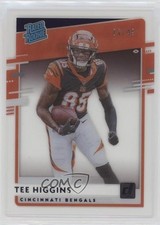 2020 Panini Chronicles Clearly Donruss Rated Rookie Purple 7/49 Tee Higgins 0s9t